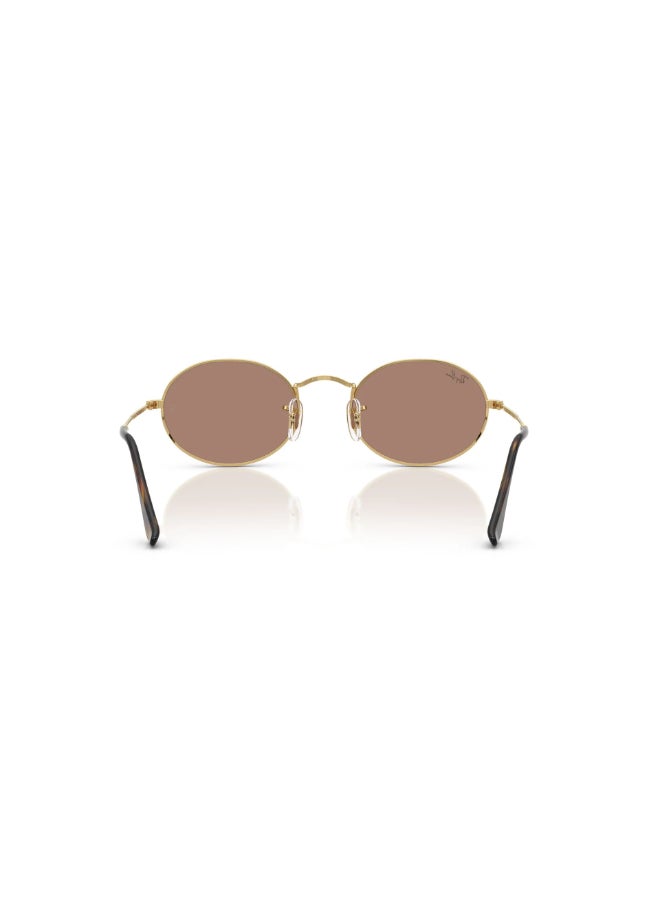 Ray-Ban Unisex Ray-Ban RB3547 001/1A Unisex's Full Rim Oval Sunglasses - Lens Size: 51 mm - Image 4