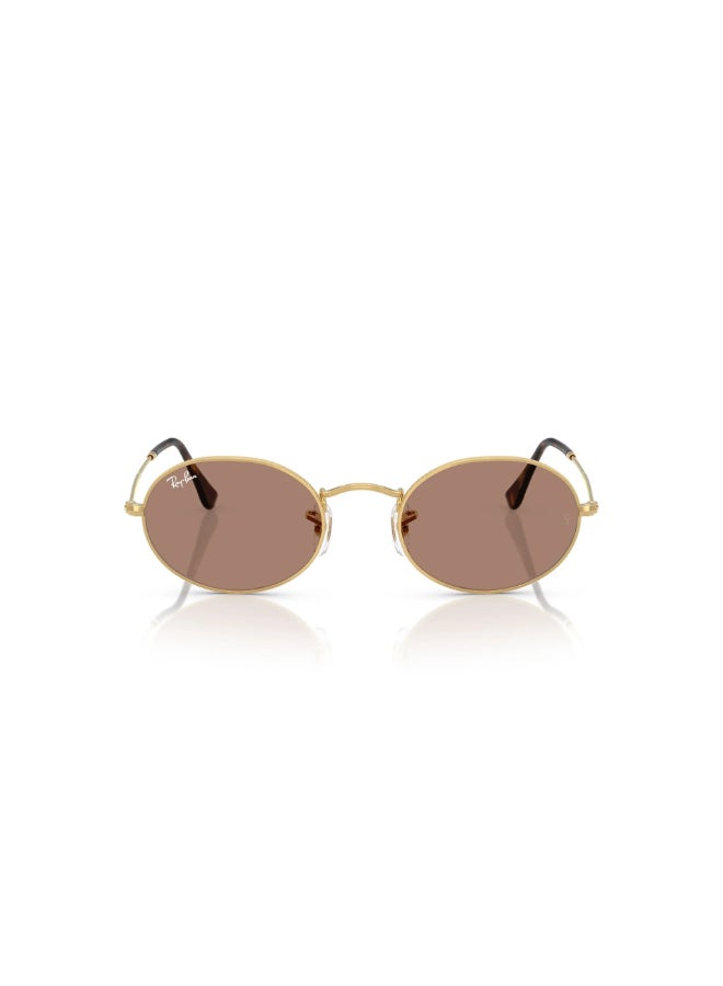 Ray-Ban Unisex Ray-Ban RB3547 001/1A Unisex's Full Rim Oval Sunglasses - Lens Size: 51 mm - Image 2