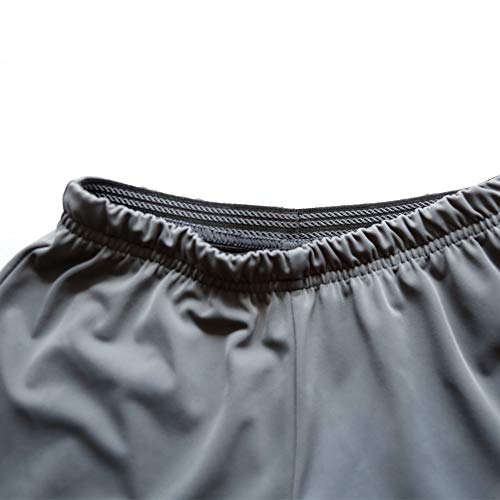 New Dance Boy's Basic Gymnastics Ballet Leotard Shorts for Training competitoin Atheletic NT17044,Grey,XLC/142-150CM/33-40KG - Image 3