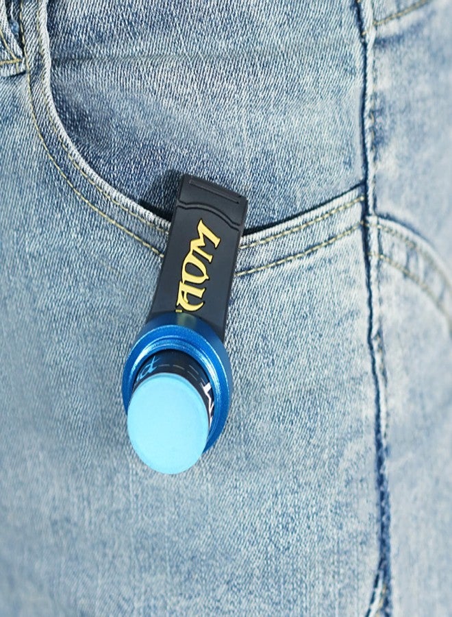 Banly TAOM Round Shaped Pool Cue Chalk, Portable Billiard Chalk with Mini Pool Chalk Holder, Pool Chalk with Magnetic Fixed Belt Clip Pocket Chalker Clip for Billiard Cue Tip Tool Pool Table Accessories - Image 3