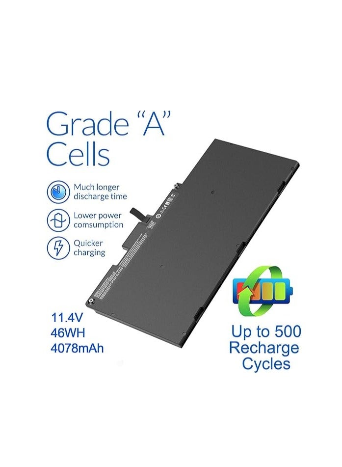 Terabyte بطارية لابتوب بديلة CS03XL CSO3XL TA03XL لجهاز HP EliteBook 745 G3 755 G3 840 G3 848 G3 850 G3 800513-001 800231-141 HSTNN-IB6Y HSTNN-I33C-4 T7B32 AA HSTNN-I3 3C-5 HP ZBook 15u G3 G4 mt42 mt43 - Image 5