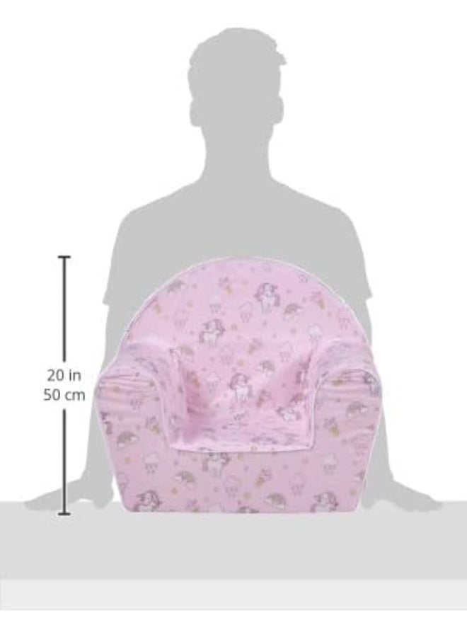 Delsit Pink Unicorn Arm Chair for Kids - Image 2