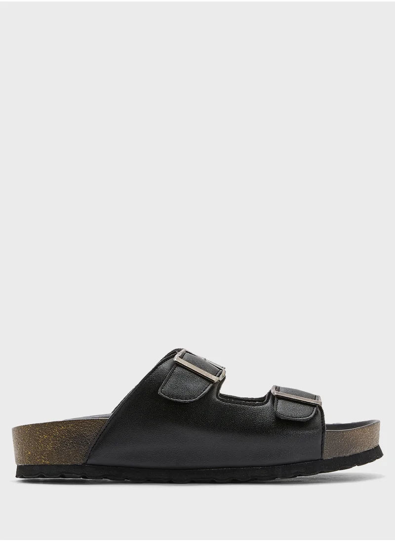 Robert Wood Casual Buckle Sandals