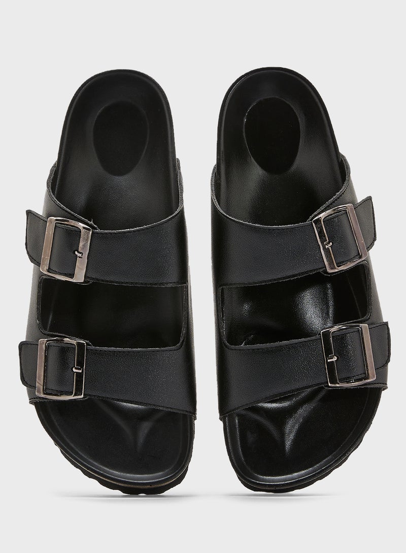 Robert Wood Casual Buckle Sandals  - Image 4