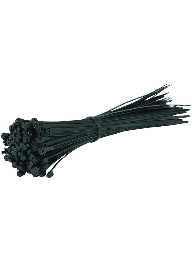 KASTWAVE Cable Zip Ties, Black Standard Self-Locking Nylon Cable straps Plastic Wire Wrap Heavy Duty Ties, Multi Purpose Industrial Grade Cable Wire Ties for Office Home 350 PCS 8 Inches - Image 1