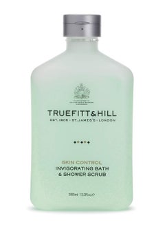 Truefitt & Hill Truefitt & Hill Invigorating Bath & Shower Scrub, Jojoba Beads for Natural Exfoliation, Vitamin E for Moisture Revitalization, Rosemary and Mint Fragrance - 12.3 oz. 