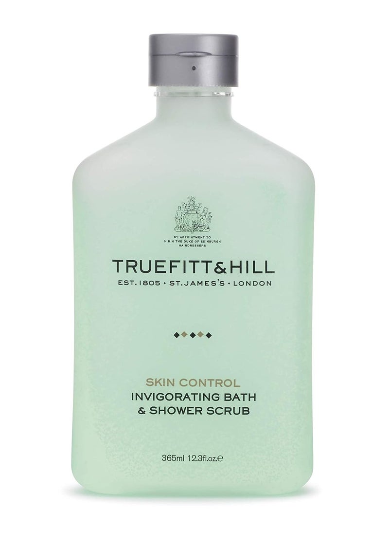 Truefitt & Hill Truefitt & Hill Invigorating Bath & Shower Scrub, Jojoba Beads for Natural Exfoliation, Vitamin E for Moisture Revitalization, Rosemary and Mint Fragrance - 12.3 oz. 