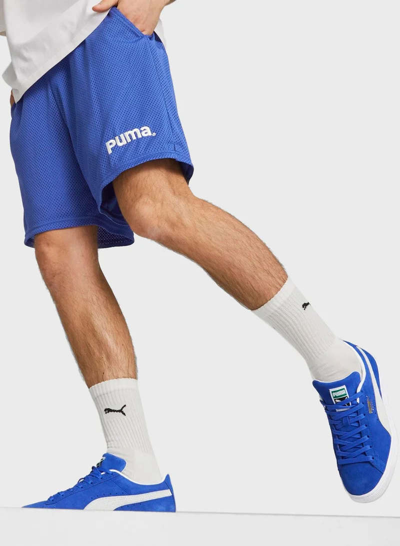 PUMA 8" Team Mesh Shorts