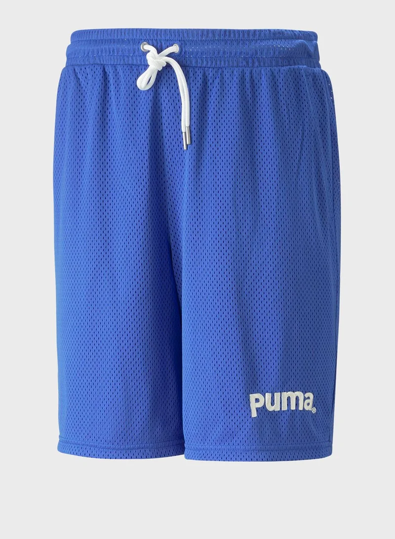 PUMA 8" Team Mesh Shorts