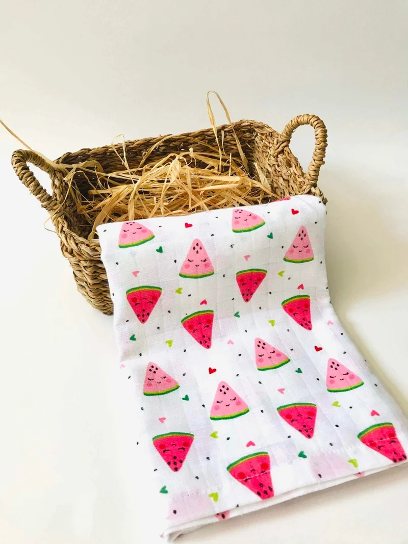 juniperus 3 Pieces 110x110 Multi-Purpose Muslin Cloth Cover Blanket
