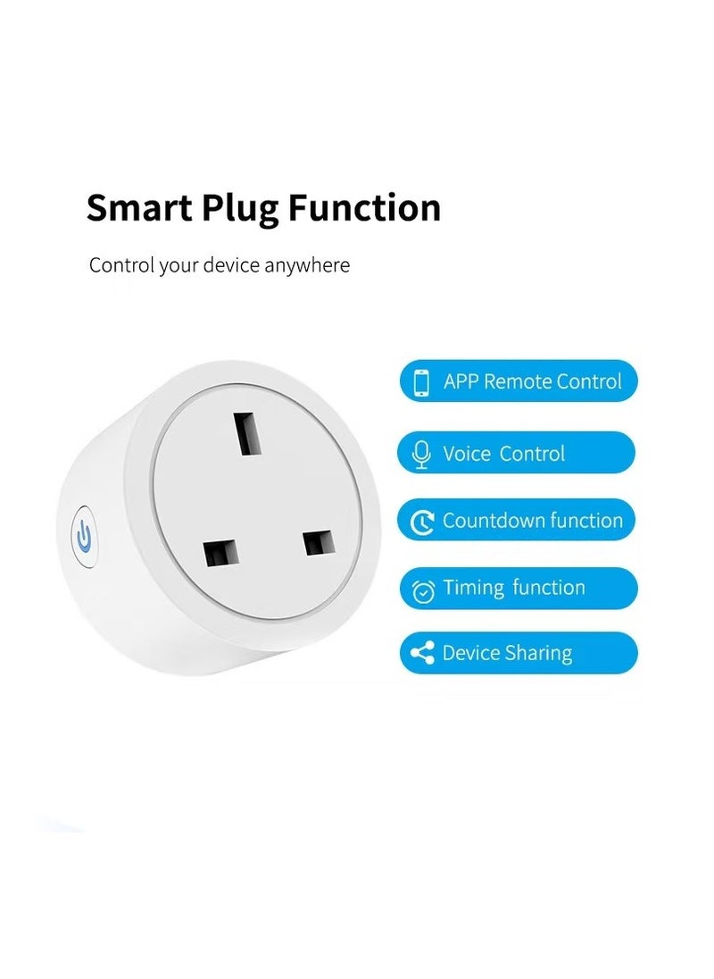 Generic Wifi Wireless Remote Control Smart Socket Plug white 5.8*5.8*5.5cm  - Image 1