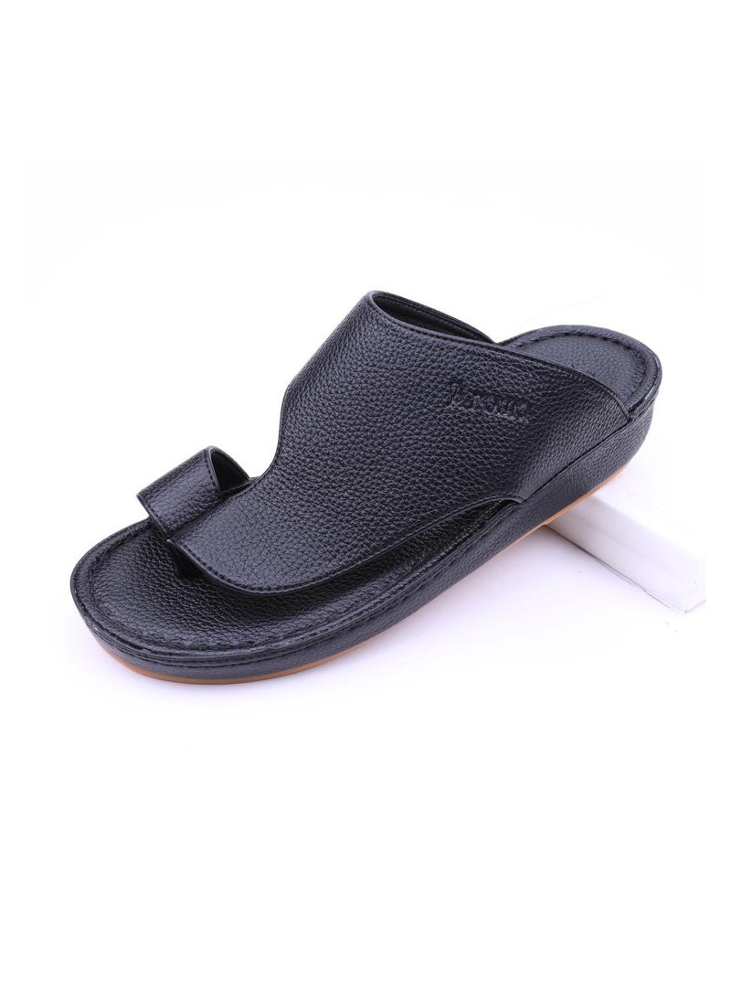 Aroma men black slippers  - Image 2