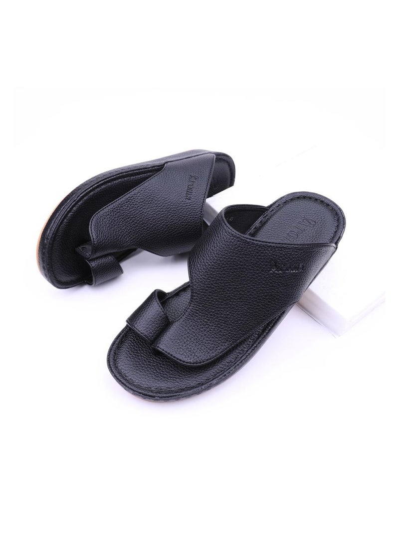 Aroma men black slippers  - Image 3