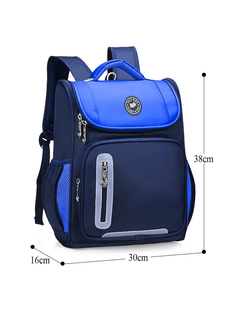 Eazy Kids - Ergonomic School Bag - Blue - Image 1