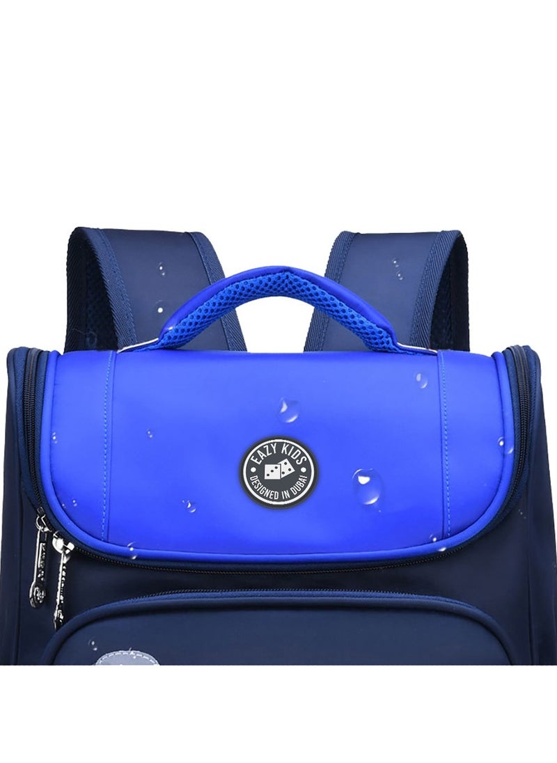 Eazy Kids - Ergonomic School Bag - Blue - Image 1