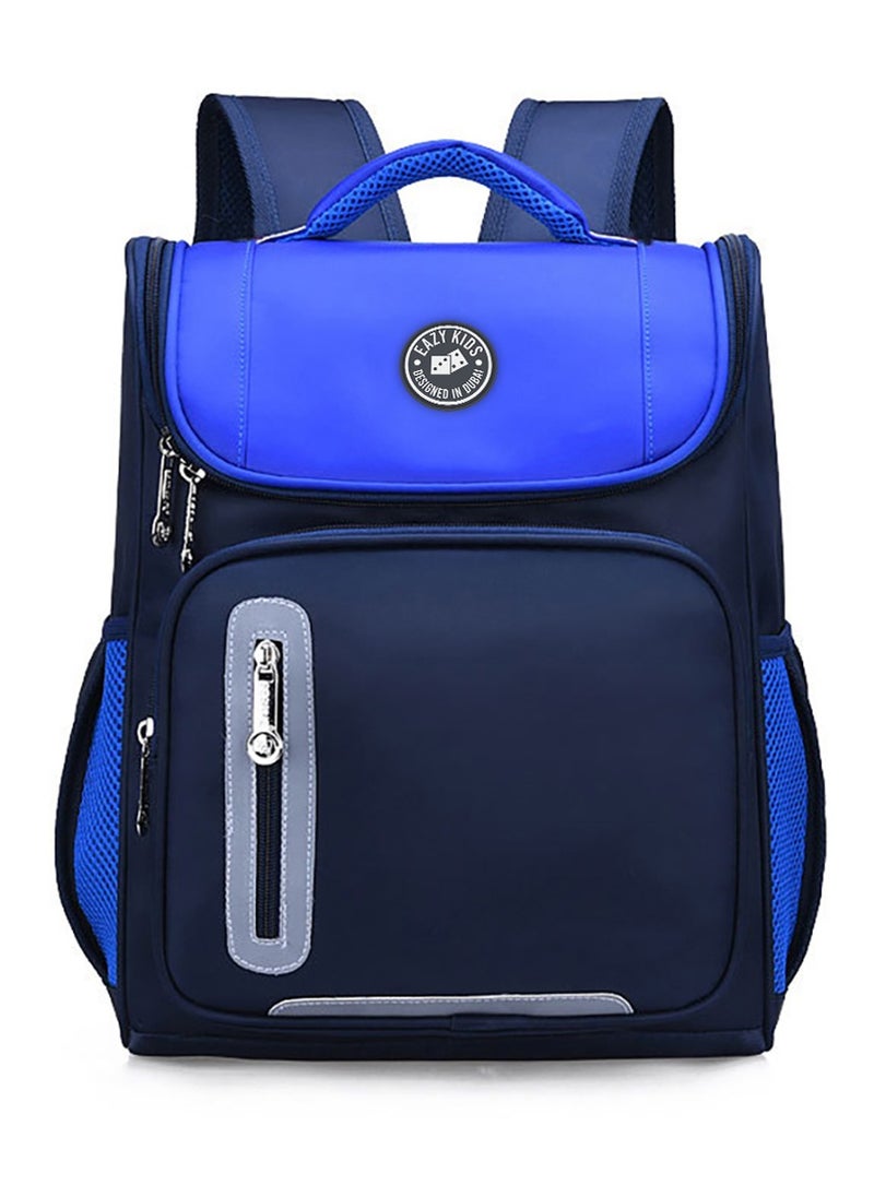 Eazy Kids - Ergonomic School Bag - Blue - Image 1
