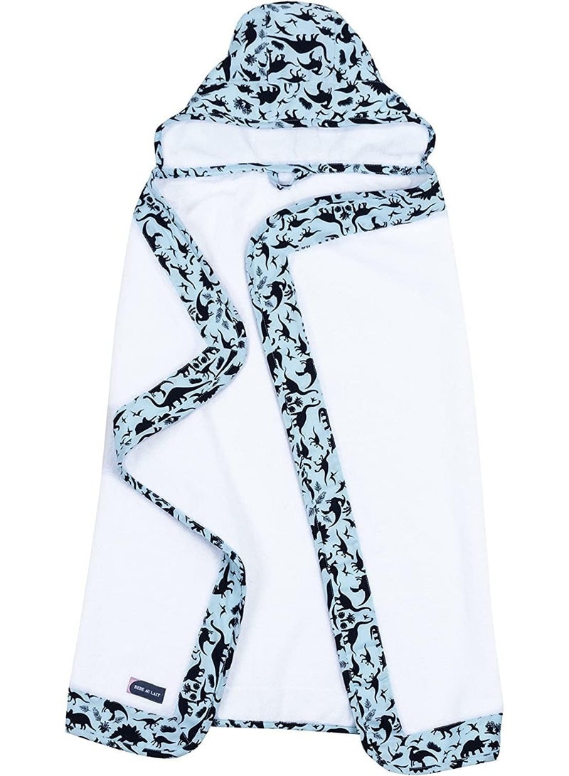 بيبي أو ليه منشفة بغطاء للرأس على شكل ديناصور للأطفال الصغار - Image 1