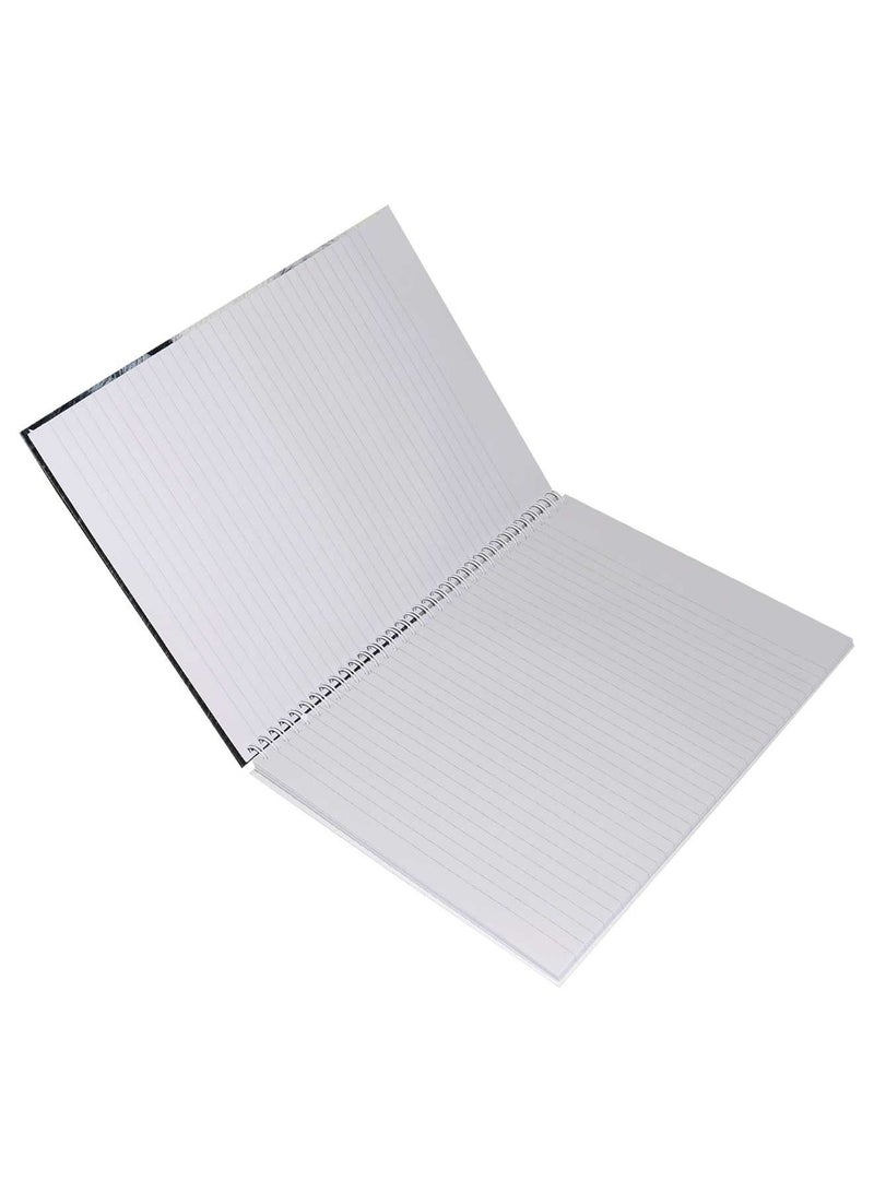 FIS 5 Pieces Spiral Hard Cover Notebook 96 Sheets A4 Panda Design - Image 2