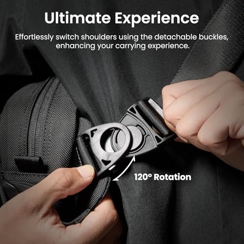 Tomtoc حقيبة سلاينغ tomtoc بسعة 5.5 لتر لجهاز نينتندو سويتش 2/ROG إكس بوكس ألي إكس، حقيبة كروس بودي متينة للرجال/النساء، حقيبة صدر تكتيكية مقاومة للماء للسفر لحقيبة كتف لجهاز ستيم ديك OLED، آيباد ميني - Image 5