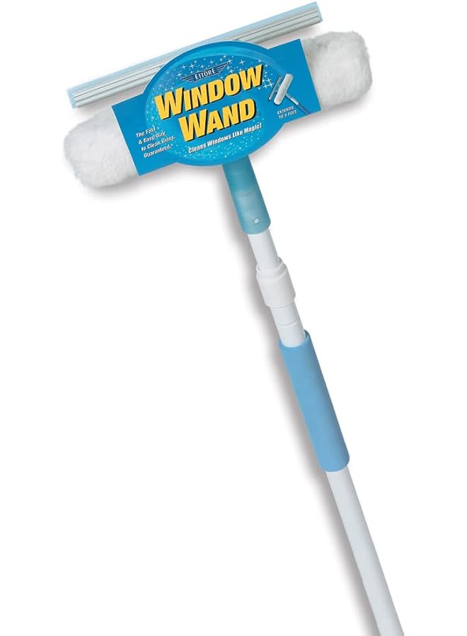 erorex Window Wand Squeegee And Washer Combo Tool 5 Feet Handle - Image 1