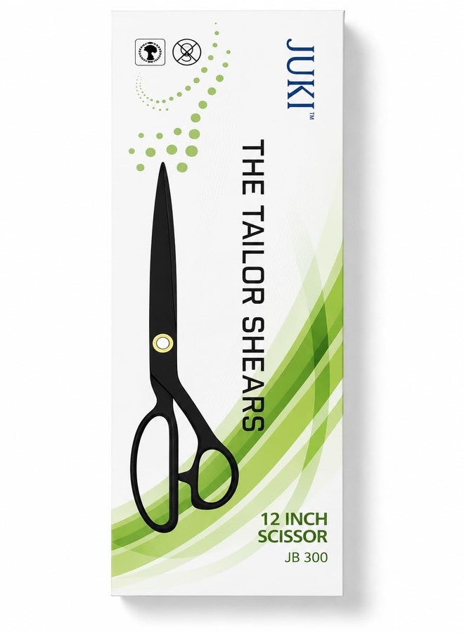 Golden Phoenix Juki Carbon Stainless Steel Heavy-Duty Tailoring Scissors, 12-Inch Fabric Cutting Shears for Sewing, Dressmaking & Quilting
