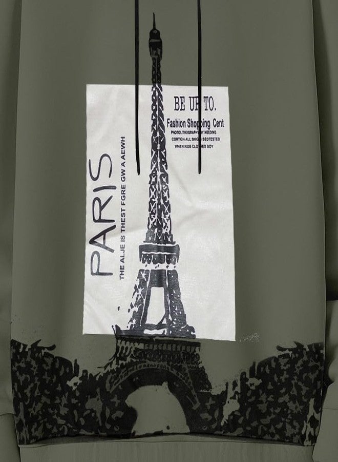 فولكس طقم ملابس أطفال من فولكس، يتضمن سترة بغطاء رأس وبنطال رياضي، مناسب للأولاد والبنات | ملابس شتوية رياضية | سترة بغطاء رأس مع بنطال رياضي | ملابس مريحة مصنوعة من مزيج القطن للأطفال (من 2 إلى 16 سنة) - Image 3