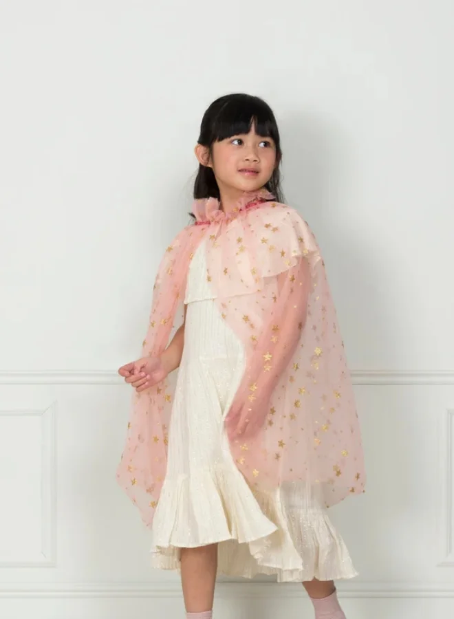 ميري ميري Pink Star Tulle Cape