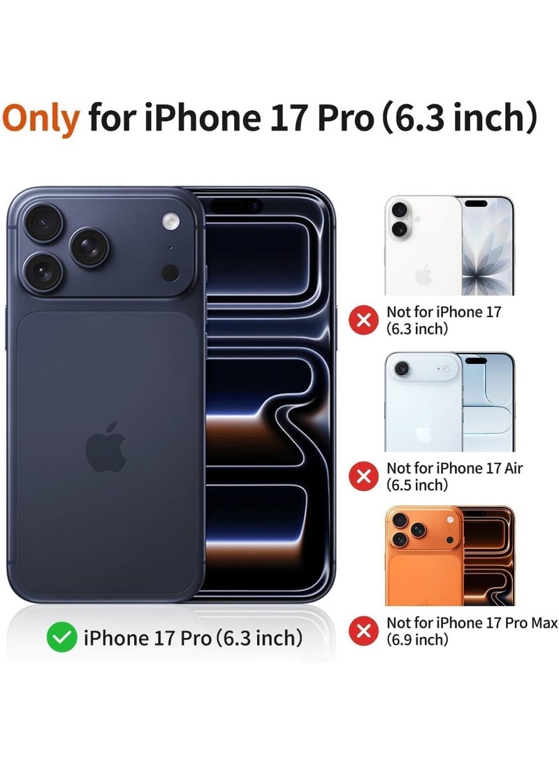مونوج غطاء هاتف iPhone 17 Pro بتصميم قطة لامع، أنثوي وجذاب مع بلورات وكريستالات ثلاثية الأبعاد براقة، غطاء وردي لهاتف iPhone 17 Pro مقاس 6.3 بوصة - Image 2