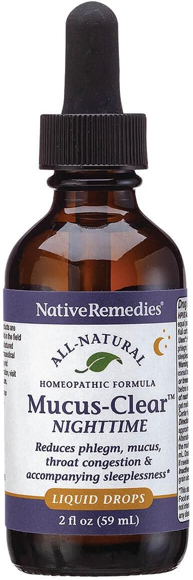 Native Remedies باقة ميوكس كلير الكاملة من ناتيف ريميذيز لتخفيف المخاط والبلغم لمدة 24 ساعة - Image 4