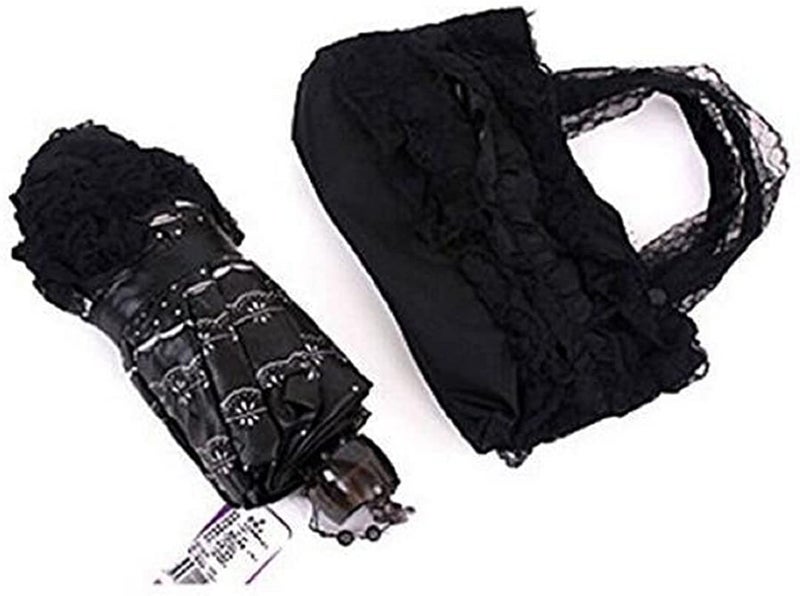 Milcraft Travel Umbrella Folding UV Resistance Princess Lace Parasol Umbrellas Sun Umbrella for Women Girls - Image 5