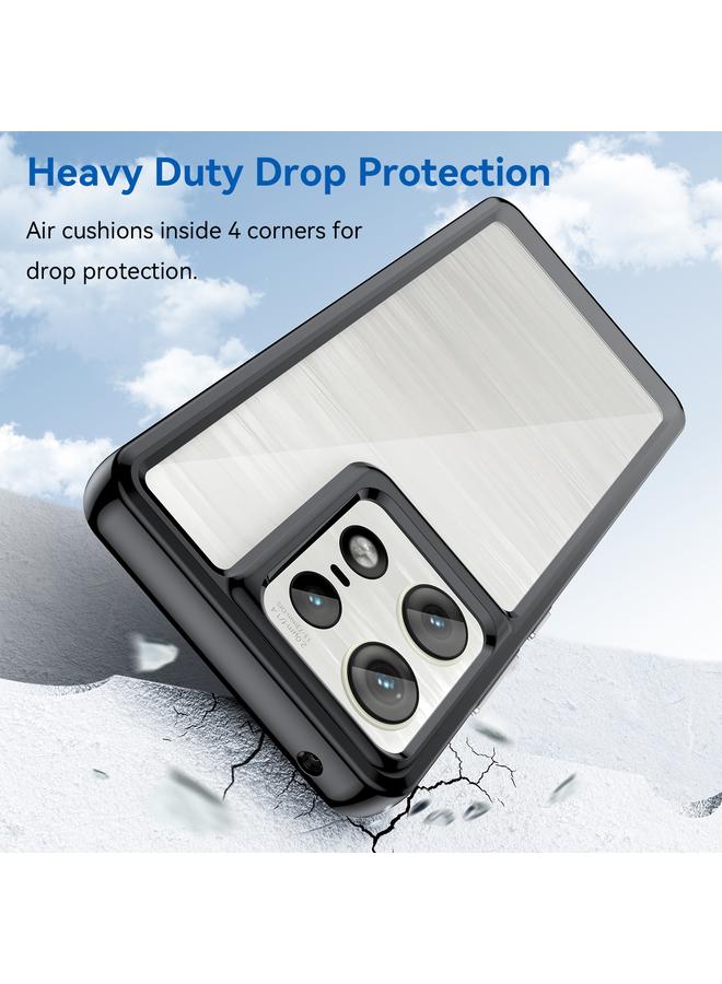 اس-توب جراب لهاتف Motorola Moto Edge 50 Pro من سلسلة ملونة من الأكريليك الهجين المصنوع من مادة TPU - Image 3