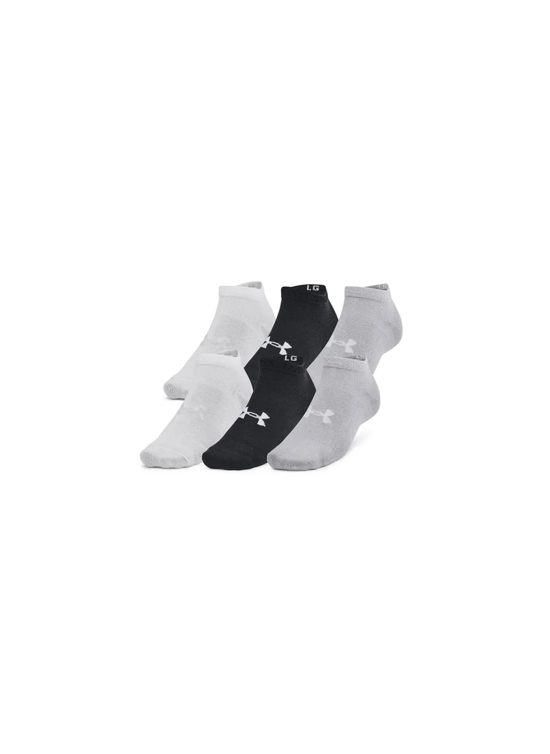 اندر ارمور Unisex Essential Low Socks (Pack of 6)