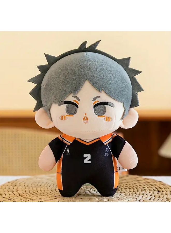 Number 2 Volleyball Anime Plush Figure Soft Chibi Doll Gift For Fans Decor - Image 1