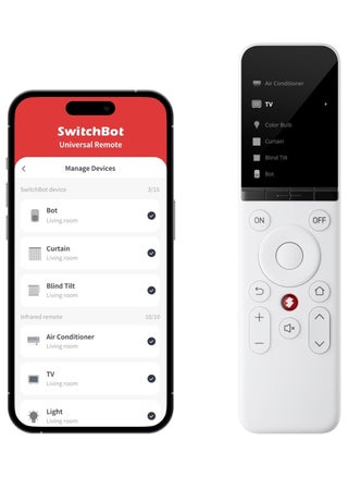 Universal Remote Control with Customizable APP, All-in-one Smart Remote Control, Control IR/Bluetooth Devices, Compatible with TV/AC/Apple TV/Fire TV/SwitchBots and More - pzsku/ZEF413BB9D5E2CF5E5546Z/45/_/1723884778/0e075818-f858-4171-9d8f-bad77c209cdb