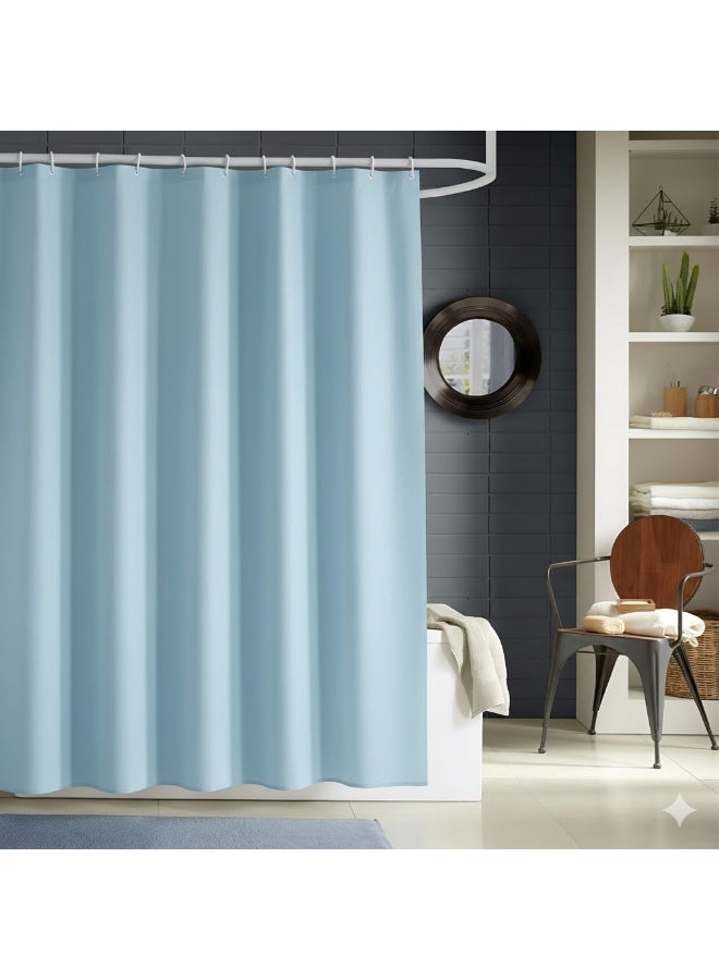 ستارة بانيو للحمام مقاومة للماء ولون سماوي - Image 3