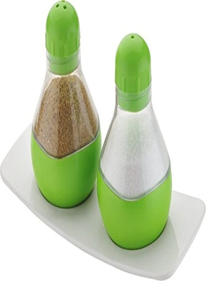 Naivete ABS Plastic Transparent Masala dabbi with Stand, Medium, Multicolor, 1 pc - Image 1