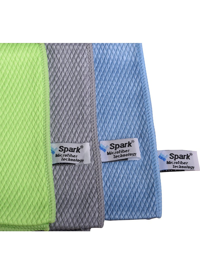 Spark - Microfiber Auto Glass Cloth 50 x 70 Pack of 6 - Image 1