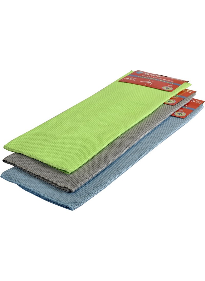 Spark - Microfiber Auto Glass Cloth 50 x 70 Pack of 6 - Image 1