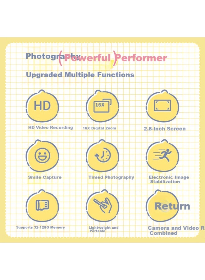 Caizu 6400w Pixel Hd Digital Camera Student Campus Beauty Entry-level Compact Camera Z3 Replacement Ccd Mobile Transfer Gift For Back To School - Image 1