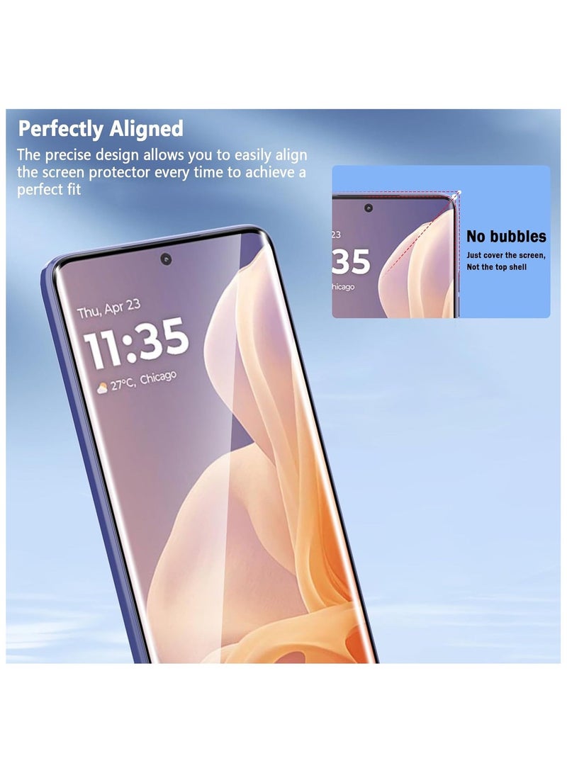 يوارب كينج واقي شاشة زجاجي متوافق مع Moto Edge 50 Fusion - Image 2