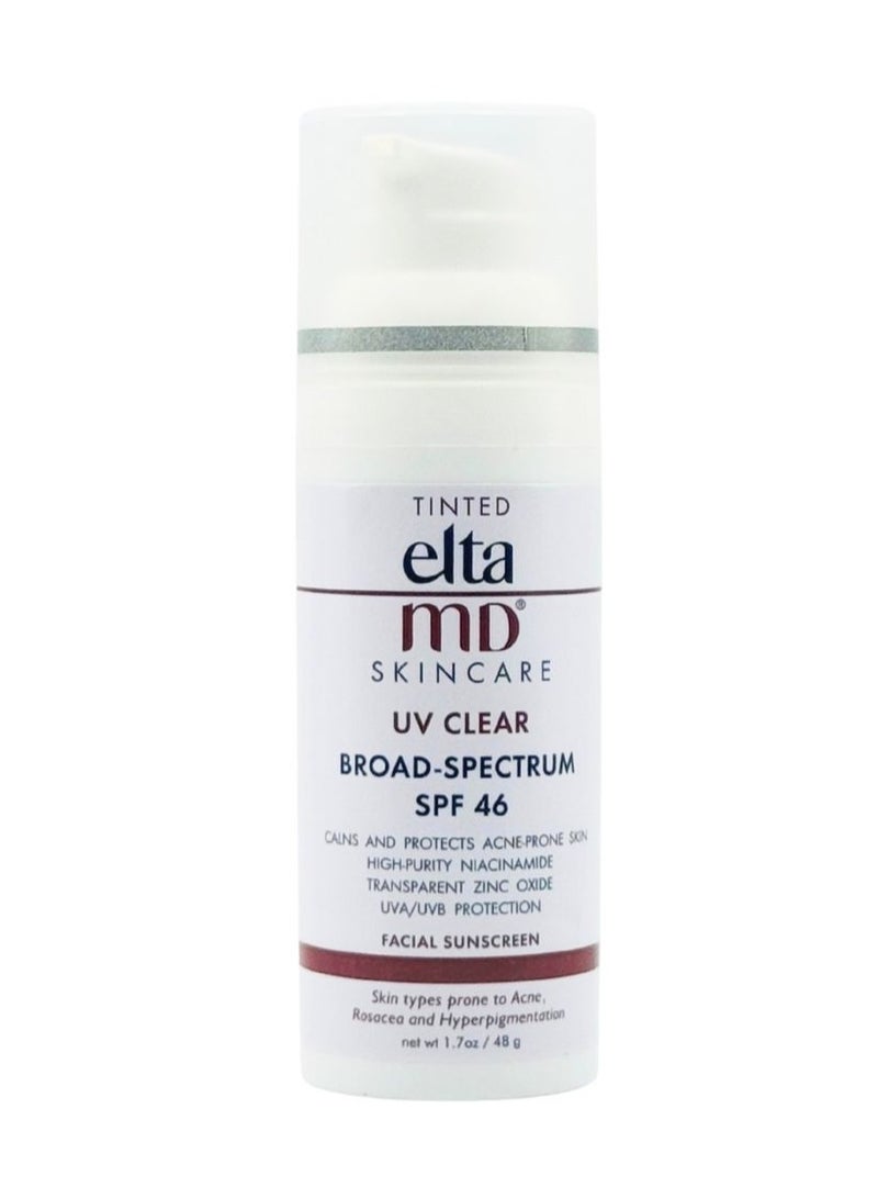 EltaMD UV Clear Broad Spectrum SPF 46 Tinted Facial Sunscreen, Oil Free, 1.7oz / 48g - Image 4
