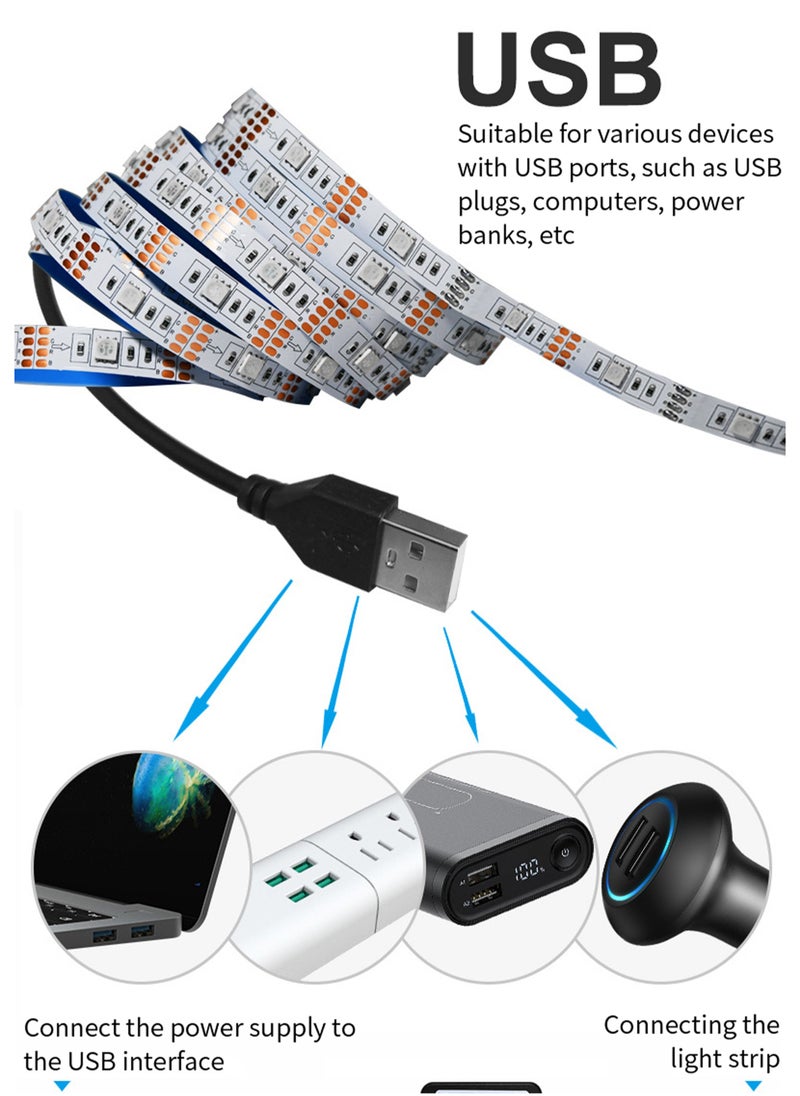 JAJEEK 5M Bluetooth RGB LED Strip Light – Music Sync, Phone Control, Flexible Colorful Illumination for Home Decor, Kitchen, Bedroom, TV Backlight, Outdoor & More - Image 3