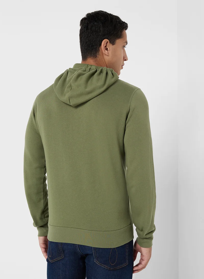 EMPORIO ARMANI HOODED SWEATSHIRT