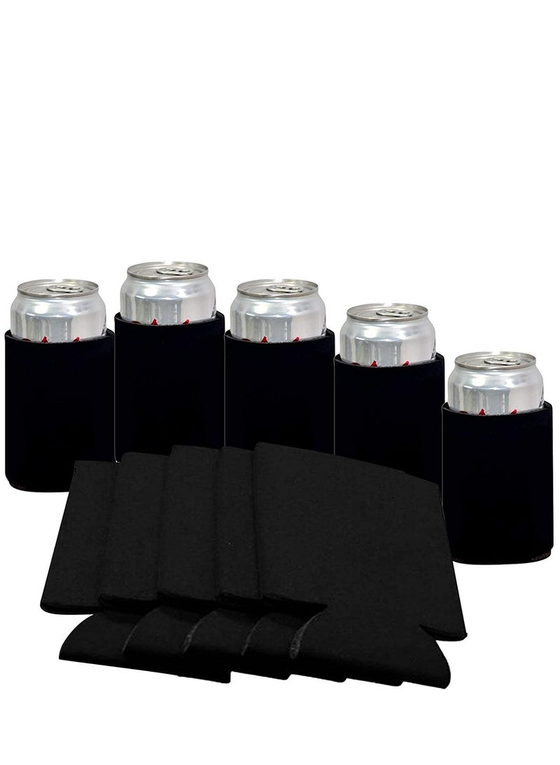 Can Sleeves, Insulated Beer Can Cooler Sleeve Covers, for Soda Cans Beer Bottles, Collapsible Reusable Drink Coke Sleeve Covers for Home Office Bar Birthday Weddings Party Favors - Image 1