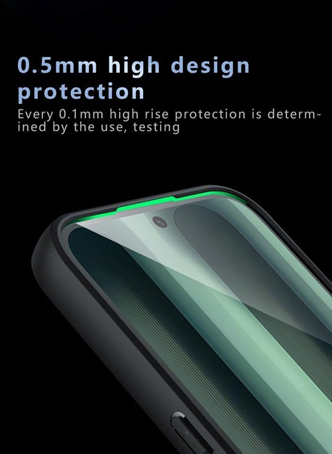 Compatible with Nothing Phone 2a 2024 Case Crystal Clear Hard Back Soft Bumper Protective Case - Image 4