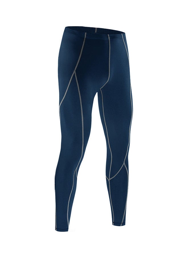 NIBEMINENT - Men Compression Pants Sports Baselayer Workout Active Tights Leggings Yoga Running Cycling Fitness XXL 23*1*18cm - Image 1