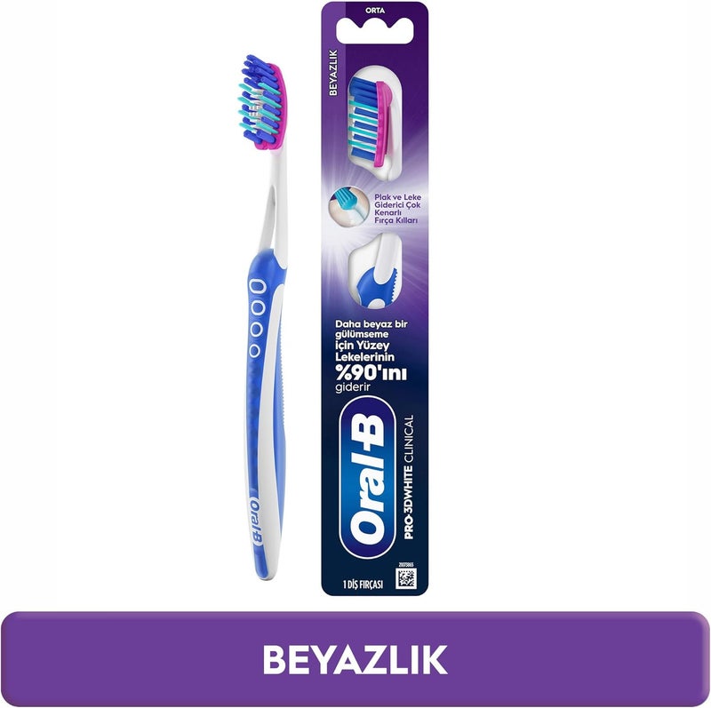 Oral-B فرشاة أسنان أورال-بي 3D وايت برو-فليكس لوكس - Image 2
