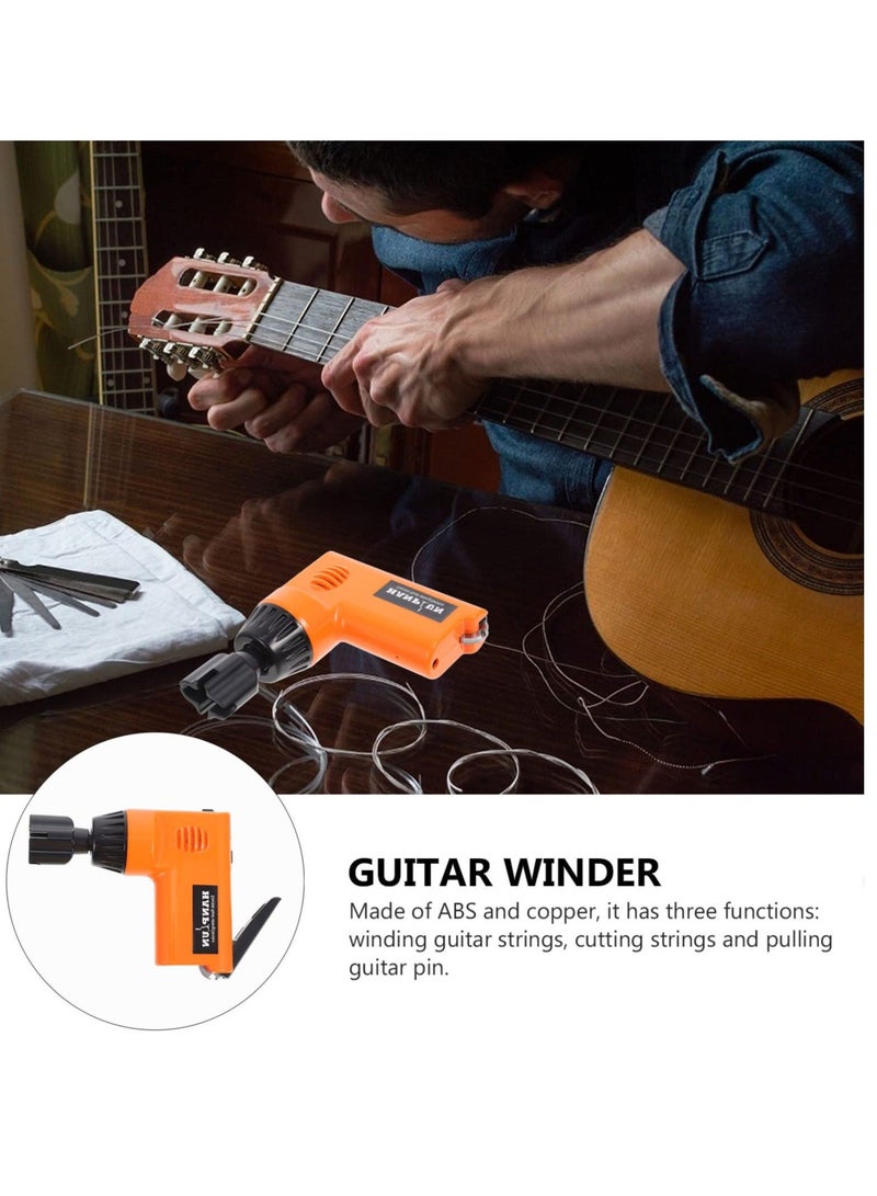 Guitar String Winder, Bass Winders Cutter, String Cutter, Guitar Bridge Pin Puller, Guitar Repairing and Adjustment Tool Maintenance Tool for Guitar, Ukulele - Image 3