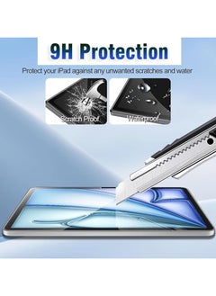 YoYoTech iPad Air 11 inch Screen Protector (6th Gen 2024) M2 2024(A2899/A2900/A2902) 9H Hardness,Anti-Fingerprint,Anti Scratch Full Screen Coverage Tempered Glass  - Image 4