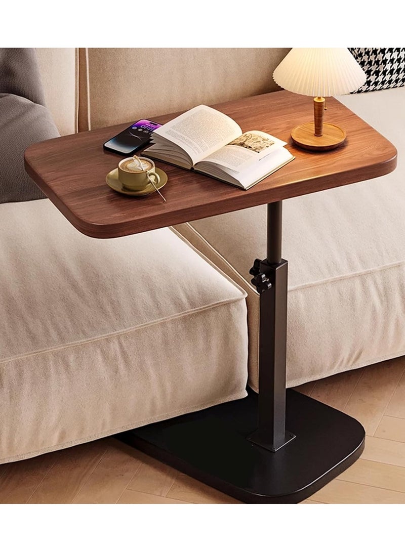 DubaiGallery Adjustable Side table small coffee table sofa side cabinet mobile minimalist small corner table bedside table small bedside table small apar - Image 2